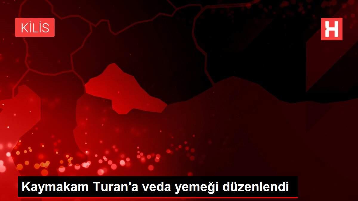 Kaymakam Turan'a veda yemeği düzenlendi Kaymakam Turan'a veda yemeği düzenlendi