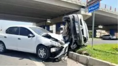 Kazadan burunları kanamadan kurtuldular Kazadan burunları kanamadan kurtuldular