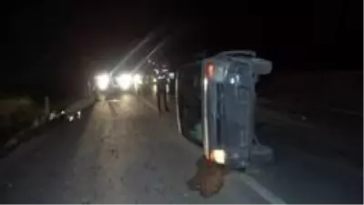 Kırıkkale'de kaza yapan sürücü aracını bırakıp kaçtı Kırıkkale'de kaza yapan sürücü aracını bırakıp kaçtı