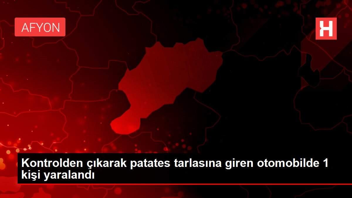 Kontrolden çıkarak patates tarlasına giren otomobilde 1 kişi yaralandı Kontrolden çıkarak patates tarlasına giren otomobilde 1 kişi yaralandı