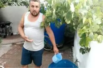 Tatil yerinde su sorununa vatandaşlardan tepki Tatil yerinde su sorununa vatandaşlardan tepki