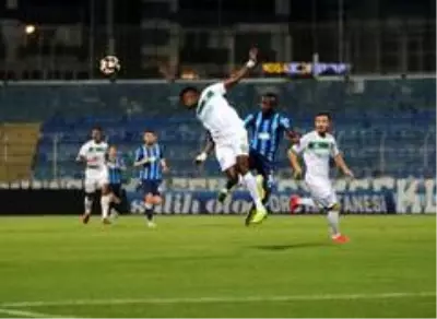 TFF 1. Lig Play-Off Yarı Final: Adana Demirspor: 0 Bursaspor: 0 (İlk yarı sonucu) TFF 1. Lig Play-Off Yarı Final: Adana Demirspor: 0 Bursaspor: 0 (İlk yarı sonucu)