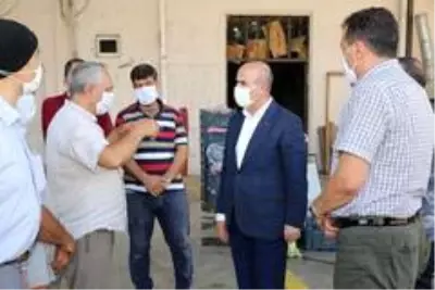 Vali Demirtaş, sahada incelemelerini sürdürüyor Vali Demirtaş, sahada incelemelerini sürdürüyor