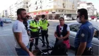 Bebekle duygu sömürüsü polise takıldı Bebekle duygu sömürüsü polise takıldı