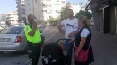 Bebekle duygu sömürüsü polise takıldı Bebekle duygu sömürüsü polise takıldı