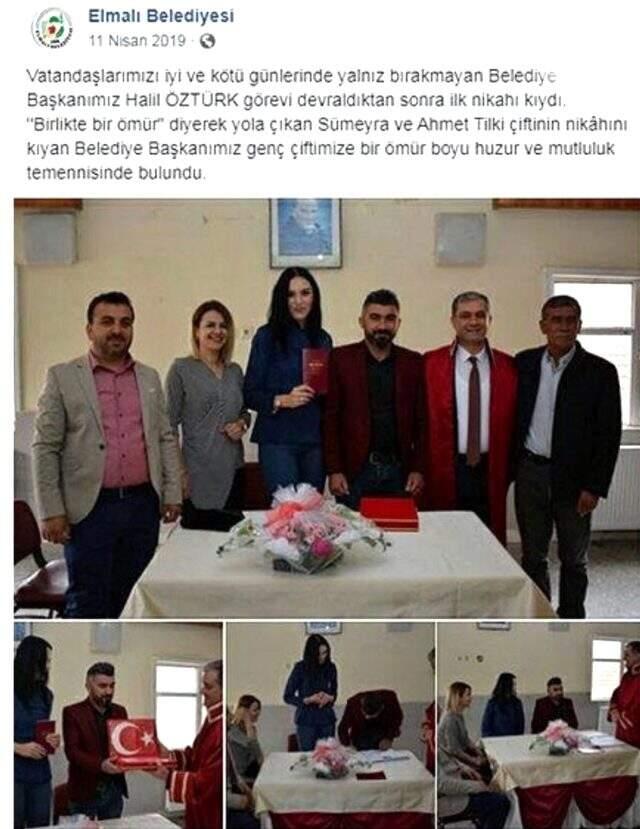 Nikahını kıyan Belediye Başkanı ile kocasını aldattığı iddia edilen kadından çarpıcı açıklamalar Nikahını kıyan Belediye Başkanı ile kocasını aldattığı iddia edilen kadından çarpıcı açıklamalar