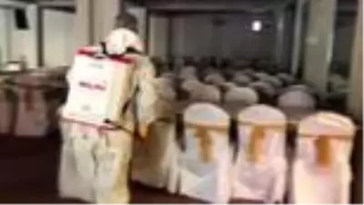 Sarıkamış'ta dezenfeksiyon çalışmaları bayram öncesi artırıldı Sarıkamış'ta dezenfeksiyon çalışmaları bayram öncesi artırıldı