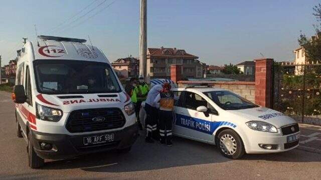 Takla atan otomobilin alkollü sürücüsünden polislere: Sizi görünce heyecanlandım, kaçtım