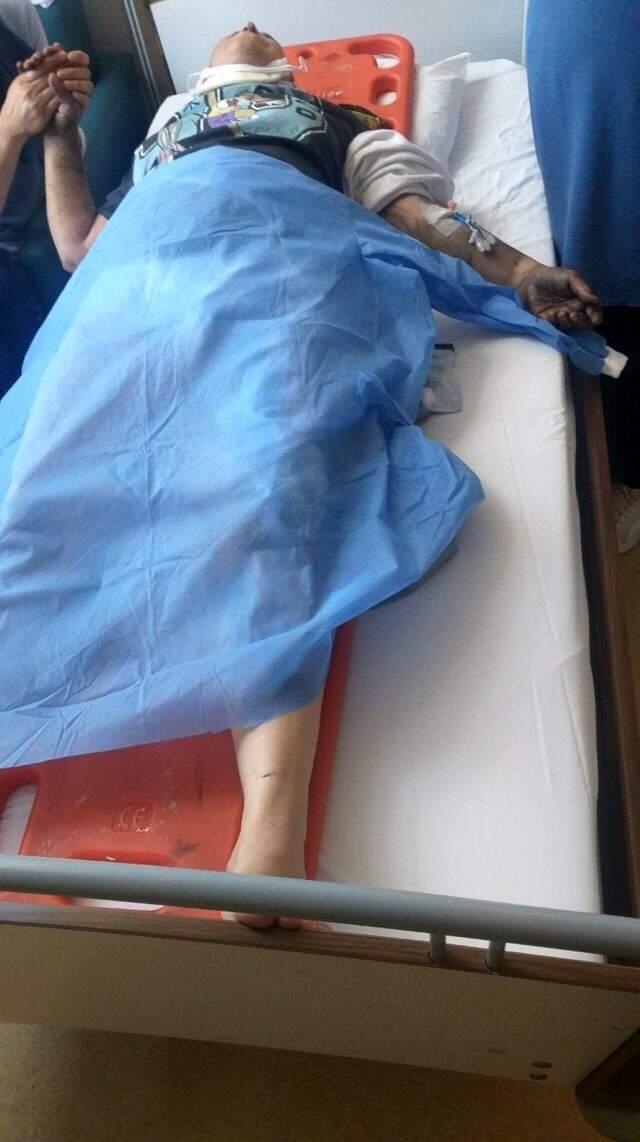 Yürüyen merdiven çökünce içine düşen talihsiz kadın ölümden döndü Yürüyen merdiven çökünce içine düşen talihsiz kadın ölümden döndü
