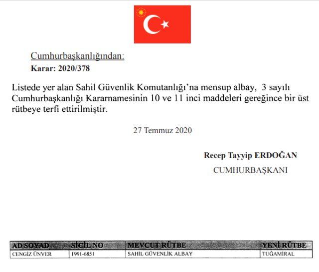 15 Temmuz gecesi darbecilere direnen Tümgeneral Ahmet Hacıoğlu emekli edildi