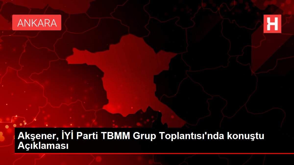 Akşener, İYİ Parti TBMM Grup Toplantısı'nda konuştu Açıklaması