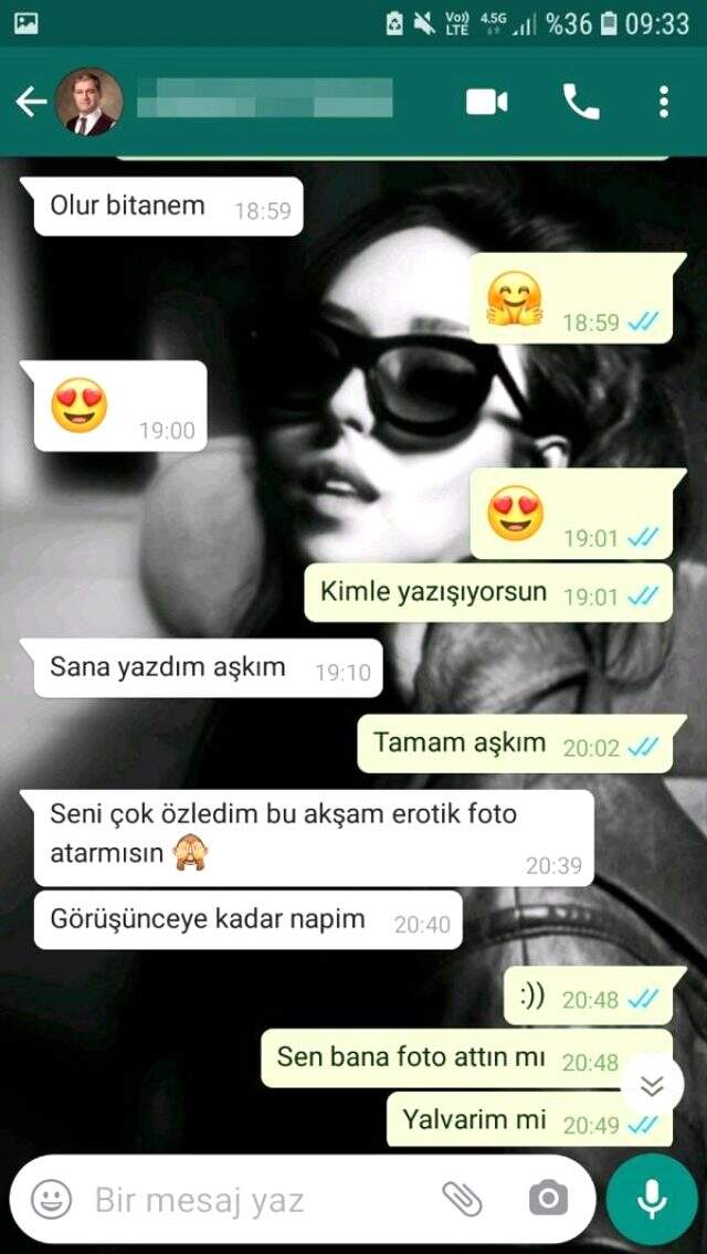 Belediye Başkanı Halil Öztürk ve şoförünün karısının cinsel içerikli yazışmaları ortaya çıktı