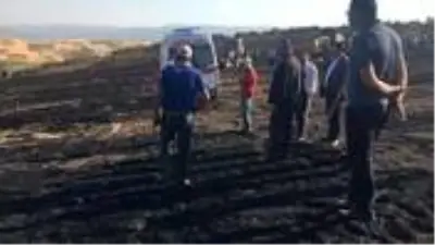 Buğday ekili tarla alev alev yandı! Yangına müdahale etmek isteyen çiftçi yaşamını yitirdi Buğday ekili tarla alev alev yandı! Yangına müdahale etmek isteyen çiftçi yaşamını yitirdi