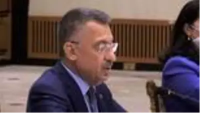 Cumhurbaşkanı Yardımcısı Oktay, Özbekistan Başbakan Yardımcısı Umurzakov'u kabul etti (2) Cumhurbaşkanı Yardımcısı Oktay, Özbekistan Başbakan Yardımcısı Umurzakov'u kabul etti (2)