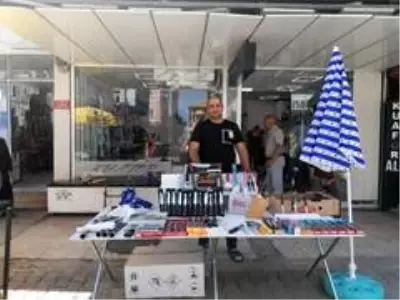 Isparta'da bıçak bileme ustalarının bayram mesaisi Isparta'da bıçak bileme ustalarının bayram mesaisi