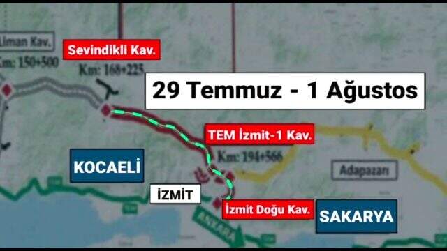 Kurban Bayramı'nda 6 kavşağın aktif hale gelmesiyle trafik rahatlayacak