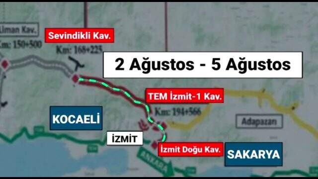 Kurban Bayramı'nda 6 kavşağın aktif hale gelmesiyle trafik rahatlayacak