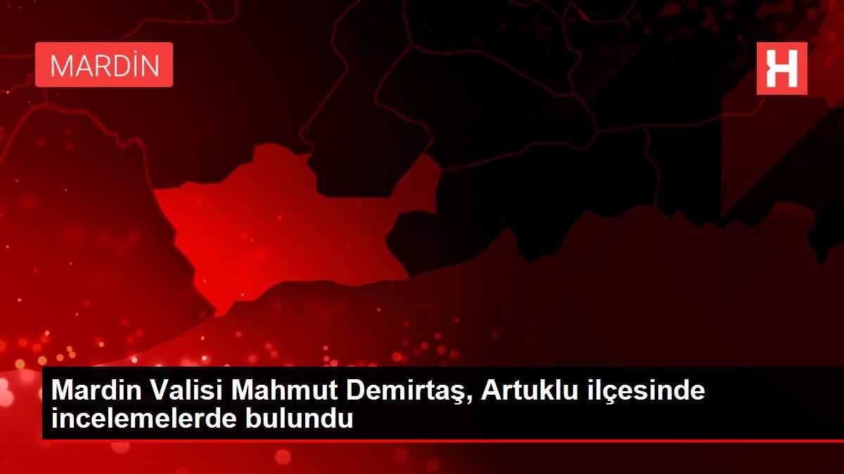 Mardin Valisi Mahmut Demirtaş, Artuklu ilçesinde incelemelerde bulundu Mardin Valisi Mahmut Demirtaş, Artuklu ilçesinde incelemelerde bulundu