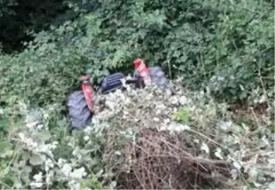 Samsun'da traktör şarampole yuvarlandı: 3 yaralı Samsun'da traktör şarampole yuvarlandı: 3 yaralı