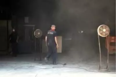 YHT'ye tuvalet ve atık su vakum sistemleri üreten fabrikada yangın YHT'ye tuvalet ve atık su vakum sistemleri üreten fabrikada yangın