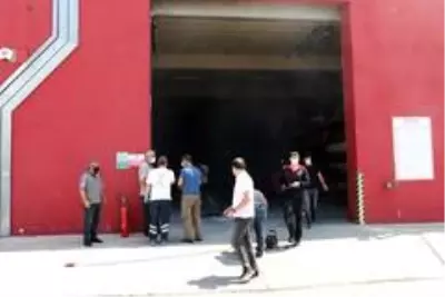 YHT'ye tuvalet ve atık su vakum sistemleri üreten fabrikada yangın YHT'ye tuvalet ve atık su vakum sistemleri üreten fabrikada yangın