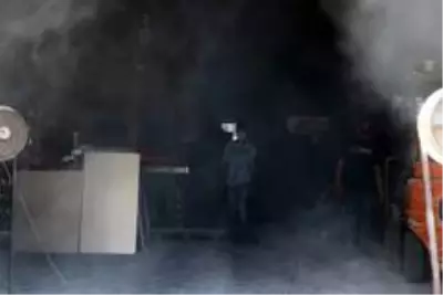 YHT'ye tuvalet ve atık su vakum sistemleri üreten fabrikada yangın YHT'ye tuvalet ve atık su vakum sistemleri üreten fabrikada yangın
