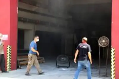 YHT'ye tuvalet ve atık su vakum sistemleri üreten fabrikada yangın YHT'ye tuvalet ve atık su vakum sistemleri üreten fabrikada yangın