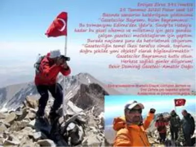 Zirvede büyük coşku Zirvede büyük coşku