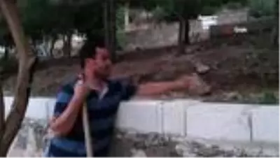 Gaziantep'te mezarlıkta bomba paniği Gaziantep'te mezarlıkta bomba paniği
