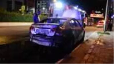 Seyir halindeki otomobilde yangın çıktı Seyir halindeki otomobilde yangın çıktı