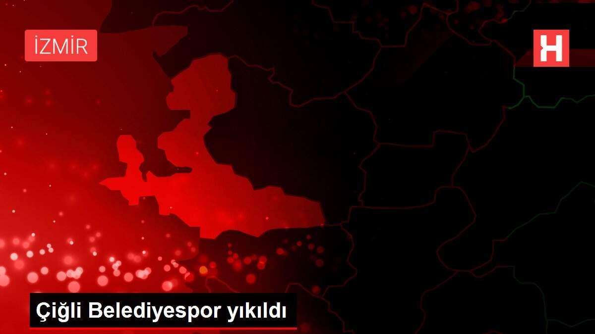 Çiğli Belediyespor yıkıldı Çiğli Belediyespor yıkıldı