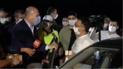 İçişleri Bakanı Süleyman Soylu havadan trafik denetimine katıldı İçişleri Bakanı Süleyman Soylu havadan trafik denetimine katıldı