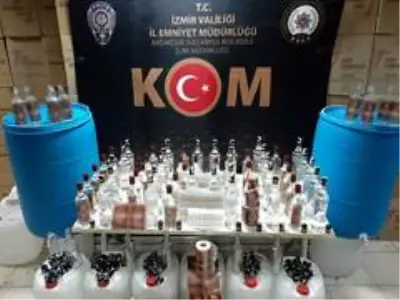 İzmir'de sahte içkiye geçit yok İzmir'de sahte içkiye geçit yok