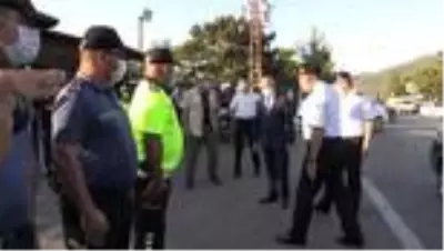 Jandarma Genel Komutan Yardımcısı Korgeneral Çitil, uygulama noktasında Jandarma Genel Komutan Yardımcısı Korgeneral Çitil, uygulama noktasında