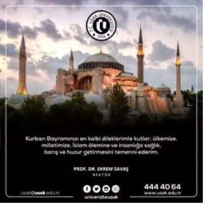 Prof. Dr. Ekrem Savaş'tan Kurban Bayramı mesajı Prof. Dr. Ekrem Savaş'tan Kurban Bayramı mesajı