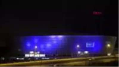 SPOR Yeni Adana Şehir Stadyumu, Adana Demirspor'un renkleriyle ışıklandırıldı SPOR Yeni Adana Şehir Stadyumu, Adana Demirspor'un renkleriyle ışıklandırıldı