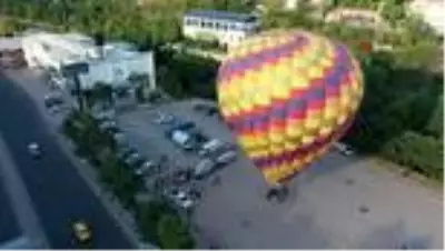 Ankaralılar Başkent'i sıcak hava balonuyla seyretti Ankaralılar Başkent'i sıcak hava balonuyla seyretti