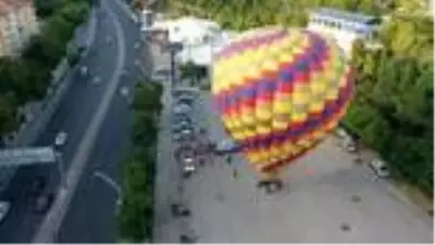 Ankaralılar Başkent'i sıcak hava balonuyla seyretti Ankaralılar Başkent'i sıcak hava balonuyla seyretti