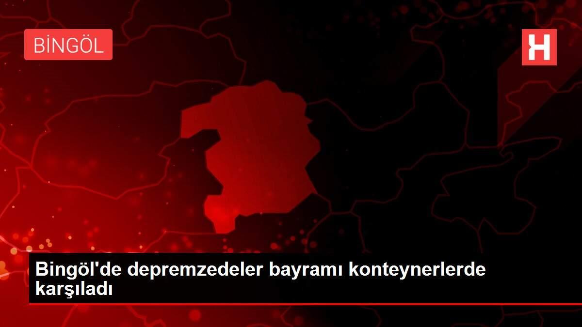 Bingöl'de depremzedeler bayramı konteynerlerde karşıladı Bingöl'de depremzedeler bayramı konteynerlerde karşıladı