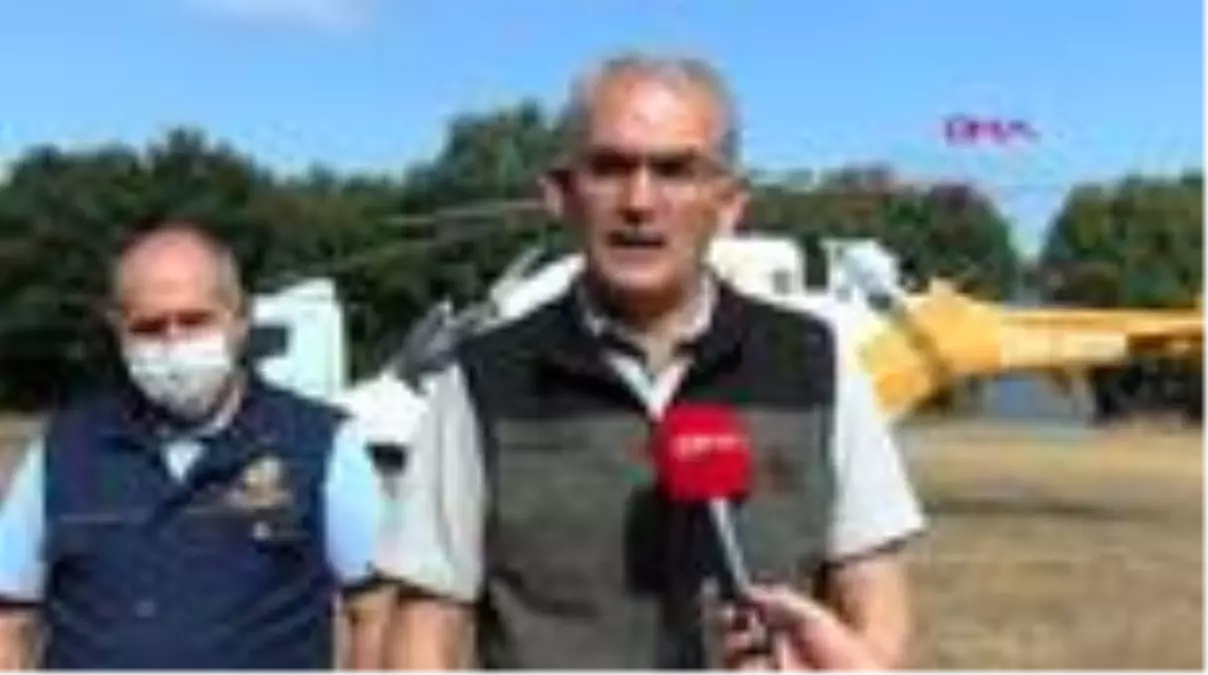 ÇANAKKALE Çanakkale'de orman yangınına havadan müdahale yeniden başladı