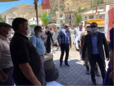 Kaymakam Tekin'den şehit ailelerine bayram ziyareti