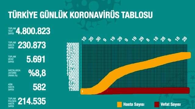 Son Dakika: Türkiye'de 31 Temmuz günü koronavirüs nedeniyle 17 kişi vefat etti, 982 yeni vaka tespit edildi Son Dakika: Türkiye'de 31 Temmuz günü koronavirüs nedeniyle 17 kişi vefat etti, 982 yeni vaka tespit edildi