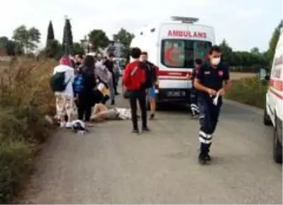 Bafra'da motosiklet kazası: 2 yaralı Bafra'da motosiklet kazası: 2 yaralı