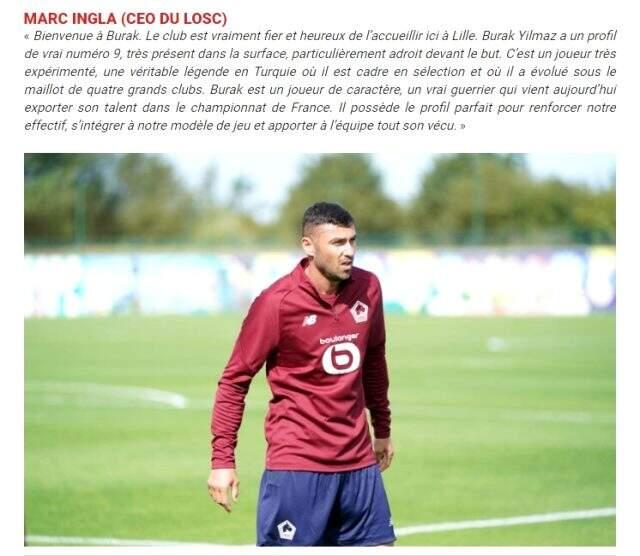 Son Dakika: Fransız kulübü Lille, Burak Yılmaz transferini resmen açıkladı