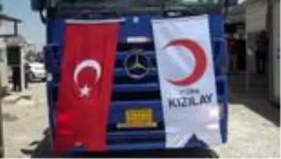 Türk Kızılay 550 göçmen aileye kurban eti dağıttı Türk Kızılay 550 göçmen aileye kurban eti dağıttı