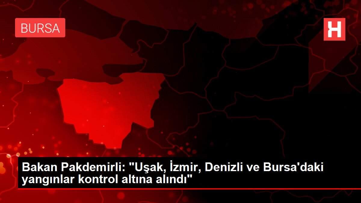 Bakan Pakdemirli: Bakan Pakdemirli: