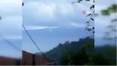 Çayeli'de çıkan hortum korkuttu Çayeli'de çıkan hortum korkuttu