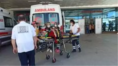 Düzce'de otomobiller kafa kafaya çarpıştı: 3 yaralı Düzce'de otomobiller kafa kafaya çarpıştı: 3 yaralı
