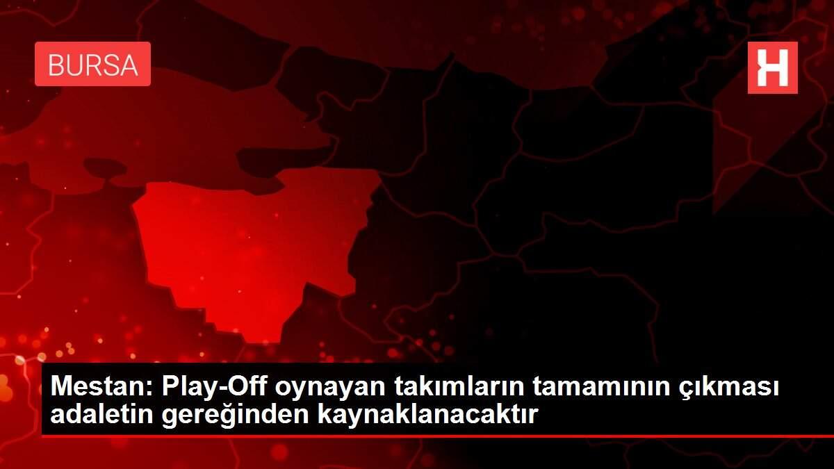Mestan: Play-Off oynayan takımların tamamının çıkması adaletin gereğinden kaynaklanacaktır