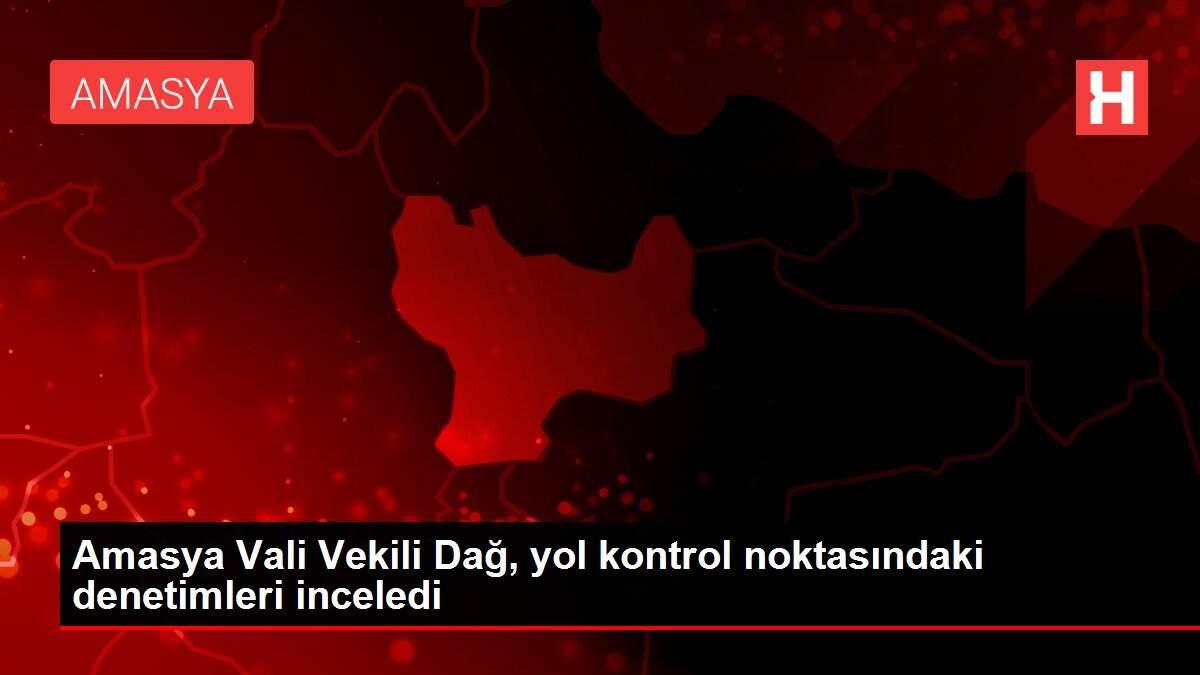Amasya Vali Vekili Dağ, yol kontrol noktasındaki denetimleri inceledi Amasya Vali Vekili Dağ, yol kontrol noktasındaki denetimleri inceledi